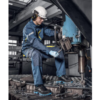 uvex 2 xenova Schnürstiefel S3, schwarz blau, Gr. 46