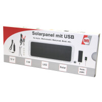 IWH KFZ-Solar-Batterieschutz 12V 5 Watt mit USB