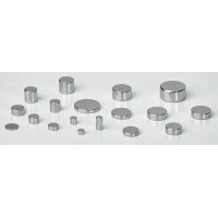 MAUL Neodym-Scheibenmagnet, 8 mm, Haftkraft: 2,4 kg, silber