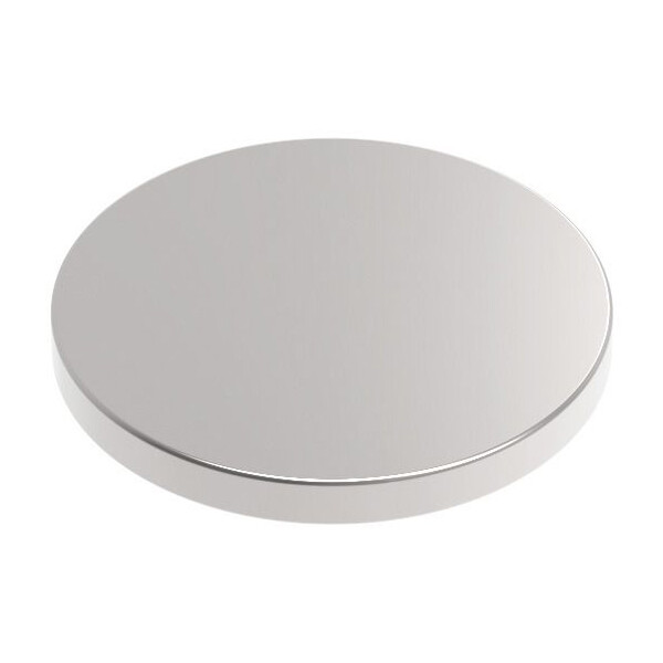 MAUL Neodym-Scheibenmagnet, 10 mm, Haftkraft: 2,6 kg, silber