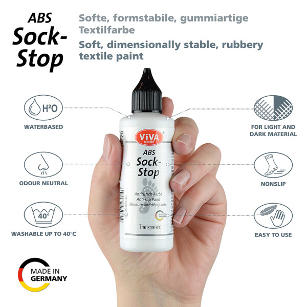 ViVA DECOR ABS Sock-Stop, 82 ml, weiss