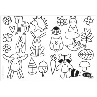 ViVA DECOR Viva KIDS Window Color Set "Nordic...