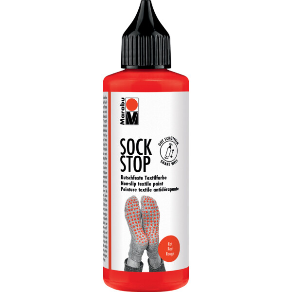 Marabu Textilfarbe Sock Stop, 90 ml, grau