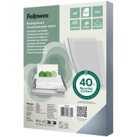 Fellowes Deckblatt, DIN A4, PVC, transparent, 0,15 mm