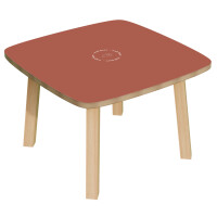 PAPERFLOW Beistelltisch "WOODY", aus massivem Holz, buche