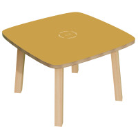 PAPERFLOW Beistelltisch "WOODY", aus massivem Holz, buche