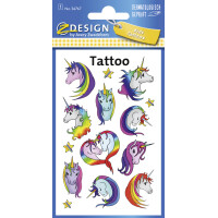 AVERY Zweckform ZDesign Kids Tattoos "Einhorn"