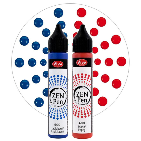ViVA DECOR Zen-Pen Farbset "Yin und Yang", 2er Set