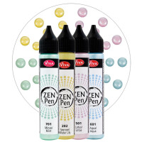 ViVA DECOR Zen-Pen Farbset "Leichtigkeit", 4er Set