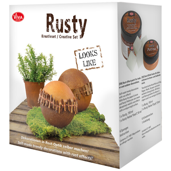 ViVA DECOR Kreativ-Set "Trenddekor "Rusty & Patina"