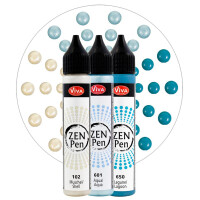ViVA DECOR Zen-Pen Farbset "Sommerwärme", 3er Set