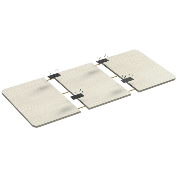 LogiLink Tischplatte, 3-geteilt, (B)1.200 x (T)600 mm