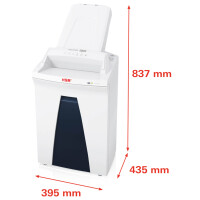 HSM Auto-Feed Aktenvernichter SECURIO AF350, 1,9 x 15 mm