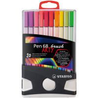 STABILO Pinselstift Pen 68 brush ARTY, 20er ColorParade