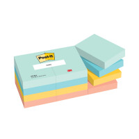Post-it Haftnotizen Notes, 51 x 38 mm, Beachside Collection