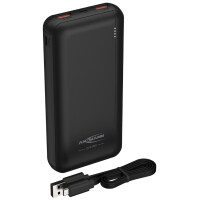 ANSMANN Powerbank PB320PD, 10.000 mAh, schwarz