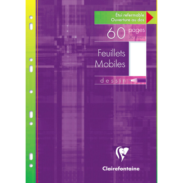 Clairefontaine Feuillets mobiles, A4, séyès, 200 pages