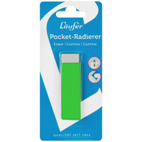 Läufer Kunststoff-Radierer Pocket 2, blau