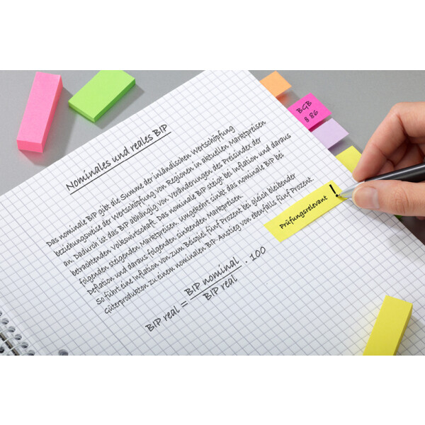 Post-it Haftstreifen Page Marker, 12,7 x 44,4 mm, Beachside