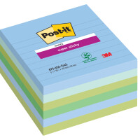 Post-it Haftnotizen super sticky notes, liniert, 101x101 mm