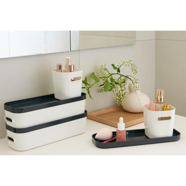 smartstore Aufbewahrungsbox COMPACT SLIM, 1,32 Liter, weiß