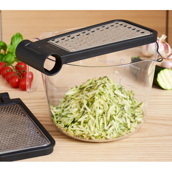 GastroMax Faltreibe, 2 Seiten, Edelstahl schwarz
