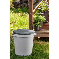 orthex Gartencontainer Behälter, 45 Liter, dunkelgrau