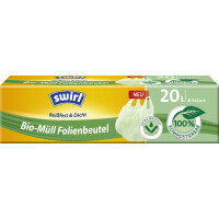 swirl Bio-Mülleimerbeutel, kompostierbar, grün,...