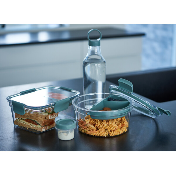 plast team Lunchbox Lyon To-Go, PP Tritan, 1,4 L, rund, grün
