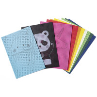 folia Stickkarton "Animals", 175 x 245 mm, bunt...