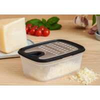 GastroMax Reibe mit Auffangbehälter, transparent...