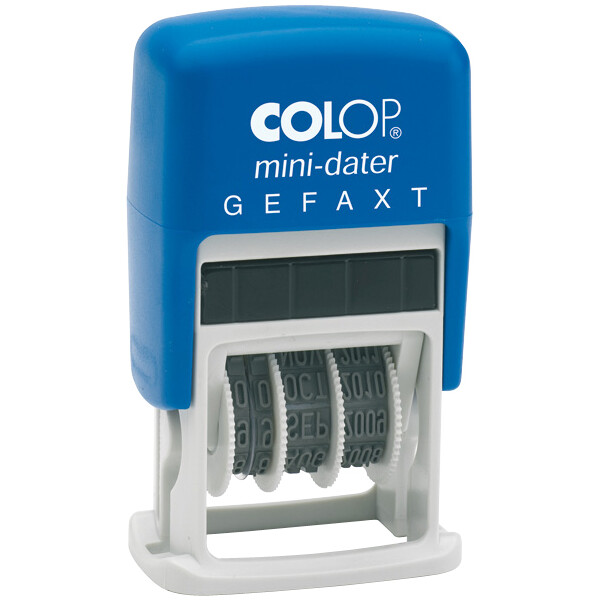 COLOP Datumstempel Mini Dater S160 L2 "BEZAHLT", im Blister