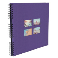 EXACOMPTA Foto-Spiralalbum Milano, 320 x 320 mm, violett