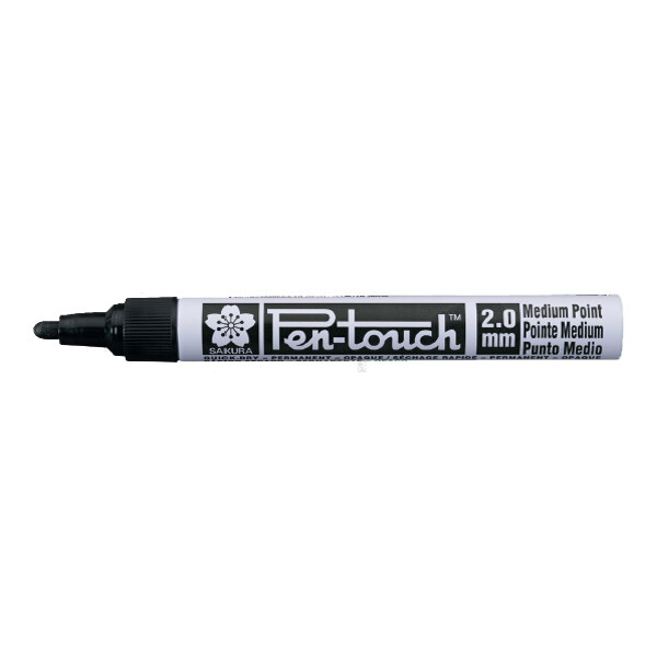 SAKURA Permanent-Marker Pen-touch Mittel, fluo-gelb