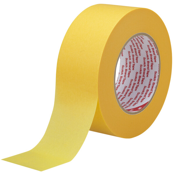 3M Malerabdeckband 244 Gold, 30 mm x 50 m, Stärke: 0,08 mm