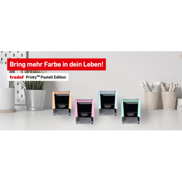 trodat Textstempelautomat Printy 4913 4.0, pastell-blau