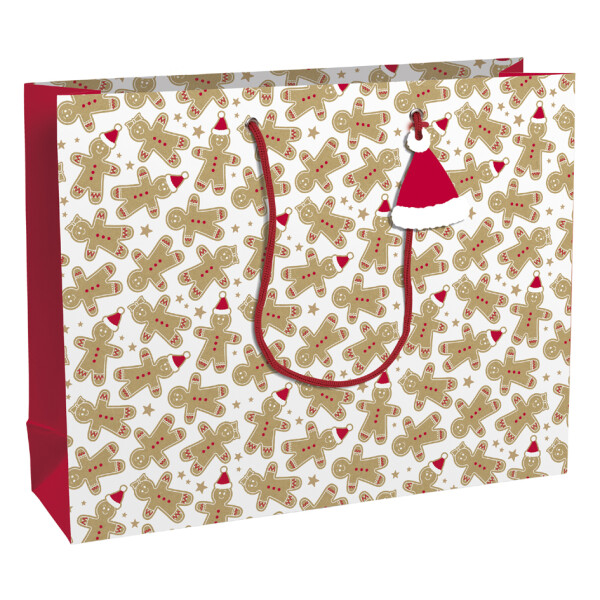 Clairefontaine Weihnachts-Geschenktüte "Lebkuchen", klein