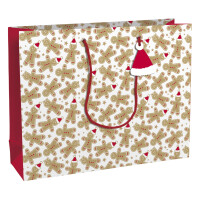Clairefontaine Weihnachts-Geschenktüte "Lebkuchen", klein