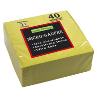 PROnappe Dinner-Servietten, 380 x 380 mm, kiwigrün