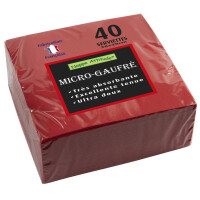 PROnappe Dinner-Servietten, 380 x 380 mm, rot