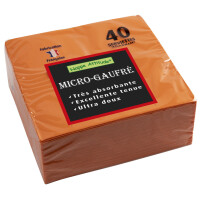 PROnappe Dinner-Servietten, 380 x 380 mm, orange