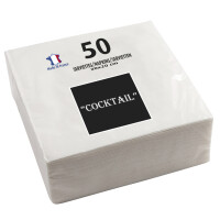 PROnappe Cocktail-Servietten, 200 x 200 mm, grau
