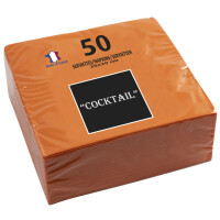 PROnappe Cocktail-Servietten, 200 x 200 mm, elfenbein