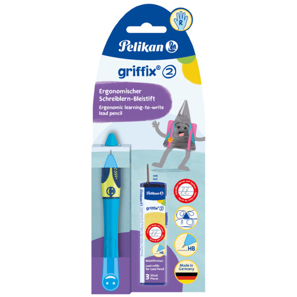 Pelikan griffix Schreiblernbleistift Neon Fresh Blue