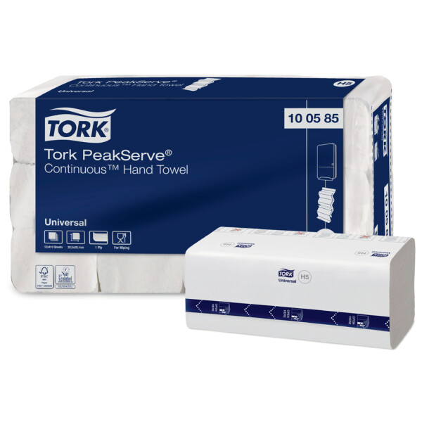 TORK PeakServe Endlos-Handtuchpapier, 201 x 225 mm, weiß