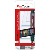 Pentel Kreidemarker WET EARASE SMW26, 4er Etui, sortiert