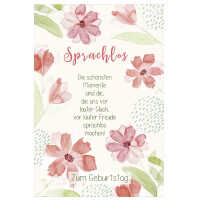 SUSY CARD Geburtstagskarte Lyrics "Kleine Freuden"