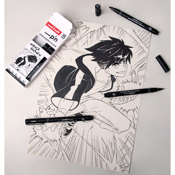 uni-ball Fineliner PIN "Manga Shojo" PF, 5er Set