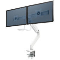 Fellowes Doppel-Monitorarm Eppa Crossbar, weiß