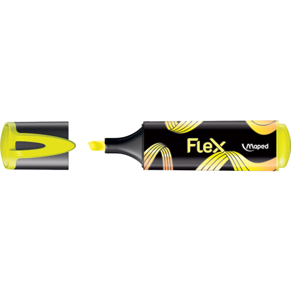 Maped Textmarker FLEX, flexible Spitze, gelb